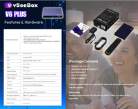 vSeeBox V6 Plus – 2025 Android TV Streaming Box with Split-Screen & Backlit Remote